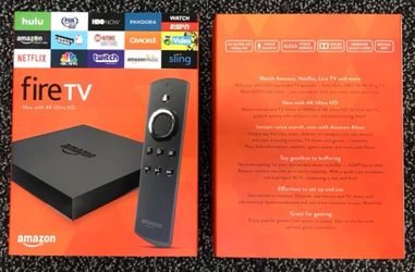 Amazon fire tv 4k loaded