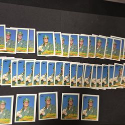 1989 Topps Jose Canseco #500 Baseball Cards Lot Of 45 Cards