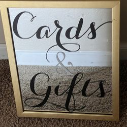 Cards And Gifts Sign