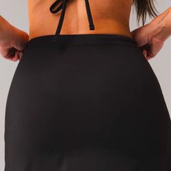 Bikini skirt, bottom black