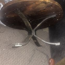 Solid Wood Round Table Very Heavy 