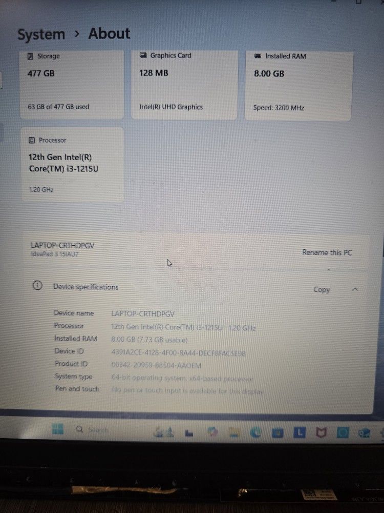 Lenovo IdeaPad Laptop