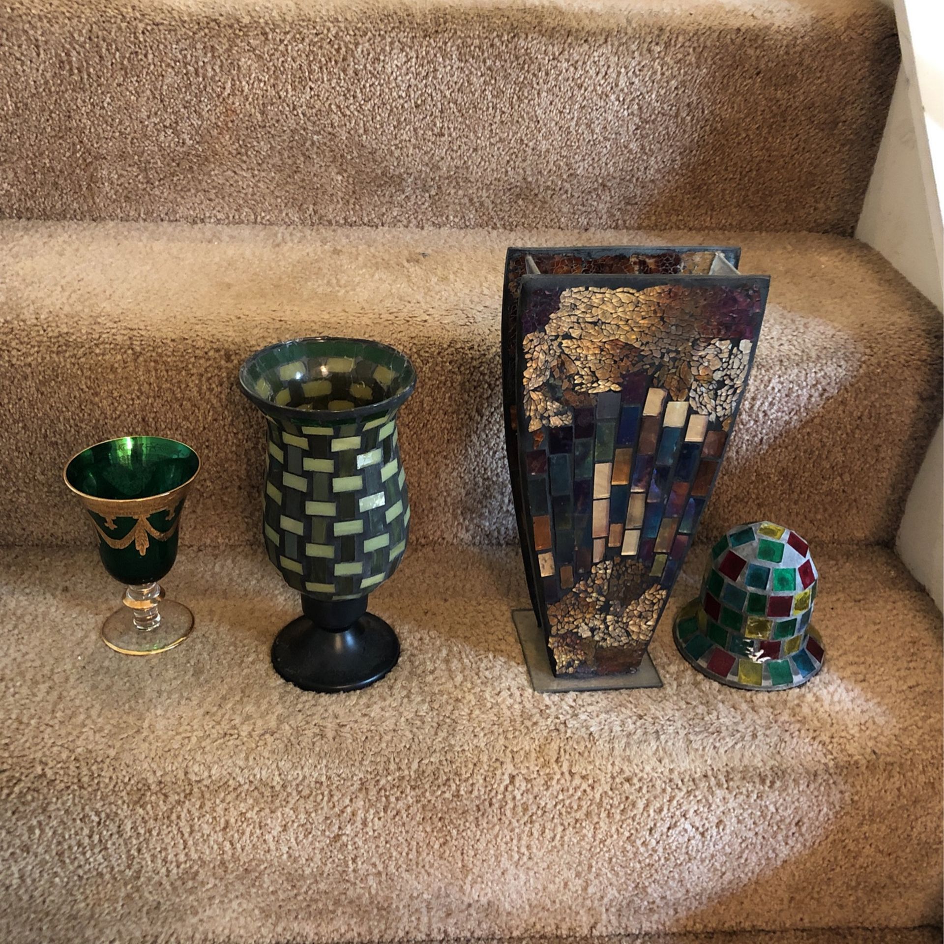 Candle Holder , Vase For Flowers, Decor Glass 