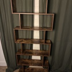 Pair Of Wayfair Staggered Shelves/Bookcases