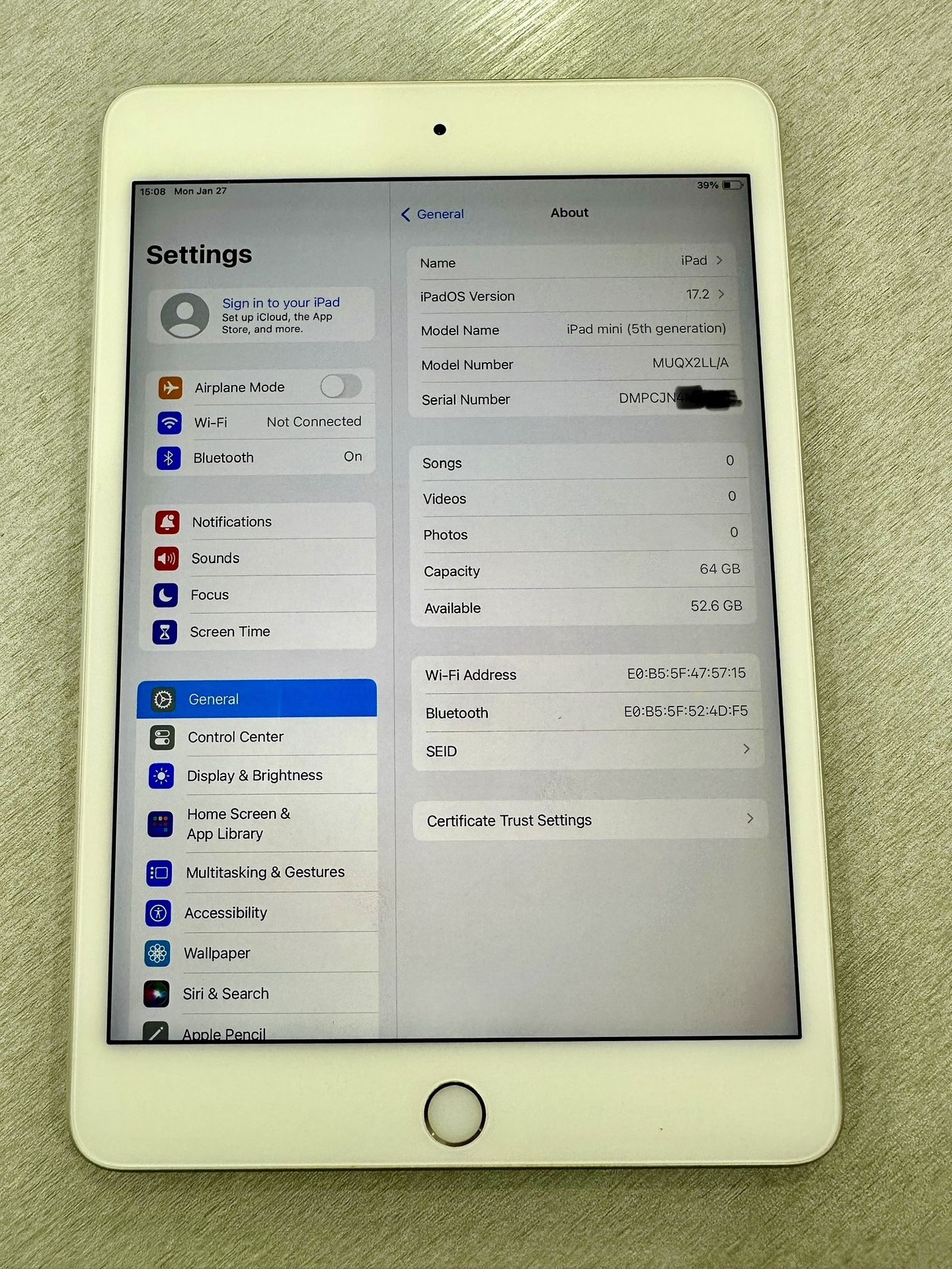 Ipad Mini 5