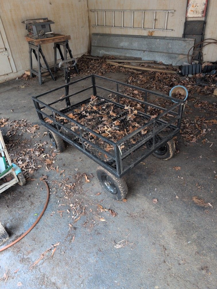 Metal Garden Cart Wagon
