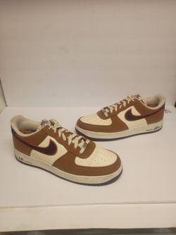 Nike Air Force 1 '07 Light British Tan Gum Brown FQ8713-200 Men Size 13 No Box