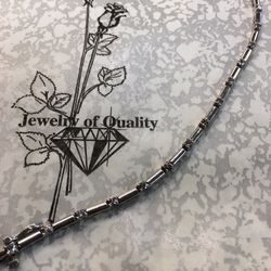 Ladies Tennis Bracelet 14KWG 