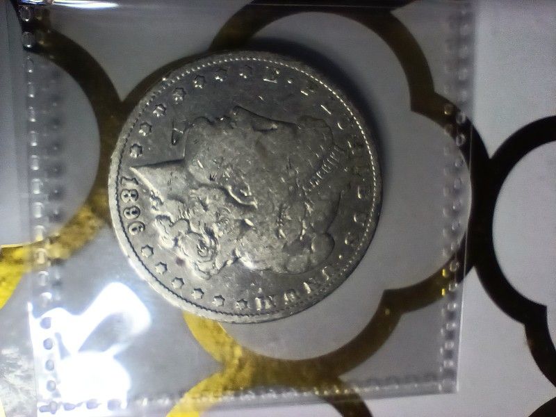 1896 O Morgan Silver Dollar $1