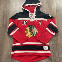 Old Time Hockey Blackhawks Denis Savard Sweater Size Large