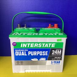 **🚤🚐Marine  / RV Battery🚤🚐 24 Dual Purpose🚤🛳️**