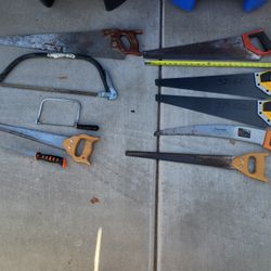 🪚 10 Saws - New Unused Most Used - ADNVIK - DeWalt - Fiskars - Craftsman - and more