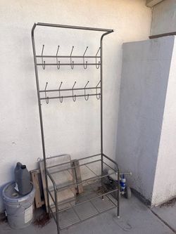Hallway coat rack