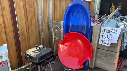 Snow plastic board