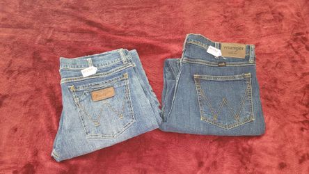 Wrangler Men's 34x34 Western Denim Jeans $25 each Cash Only