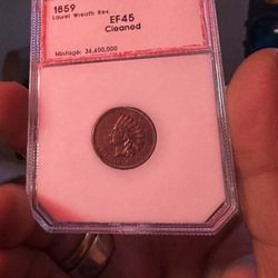 1859 Indian Head Penny