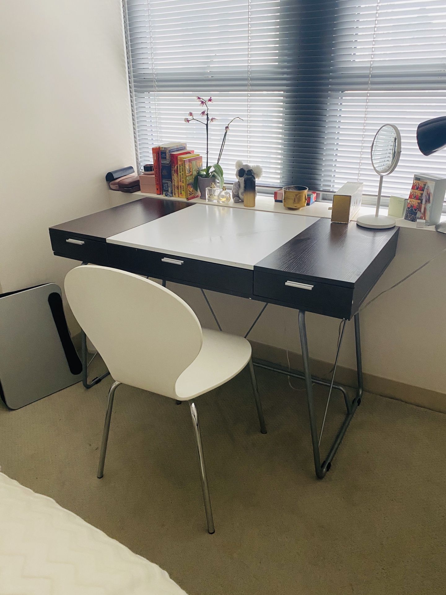 Desk plus chair set moderately used