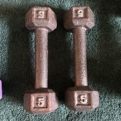 Set Of 5lb Dumbbells