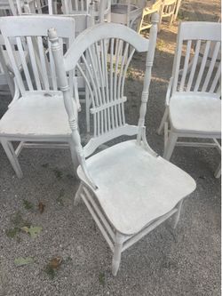 Solid Wood Dining Chairs - 35 Total