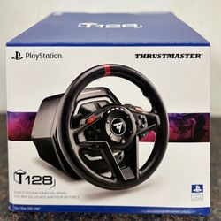 Thrustmaster T128 Racing Wheel for PlayStation 4, 5 and PC Black