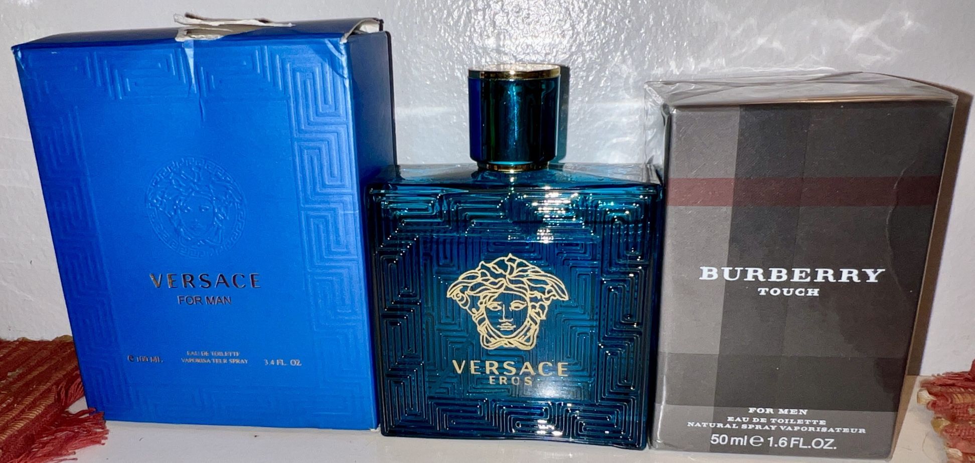 Burberry Touch & Versace Eros Perfume 