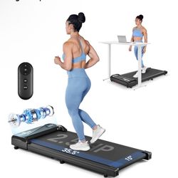 THERUN Walking Pad Treadmill Under Desk, Portable Mini Treadmill