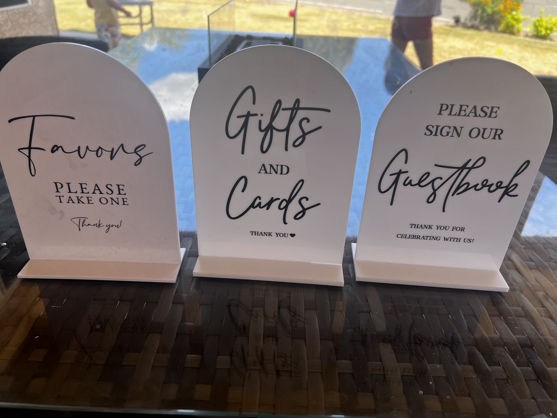 Picture Frames nd Table Signs