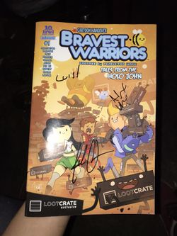 Bravest Warriors Signed Comic 