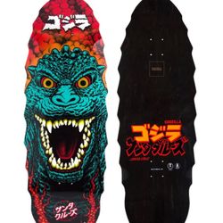 EXTREMELY RARE - Santa Cruz Godzilla Destroyer Skateboard Deck 11 x 32- IN HAND