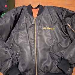 Marine Branded Bomber Jacket
