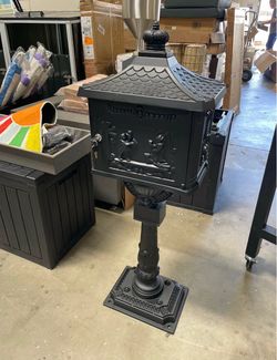Assembled New Antique Locking Mailboxes for Outside Aluminum Freestanding Mailbox Post Heavy Duty