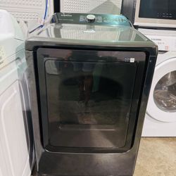 Samsung 7.4 Cu Ft Smart Electric Dryer – Brushed Black (Scratch & Dent) Model: DVE52A5500V