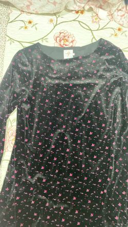The Nines Black Flowers Top