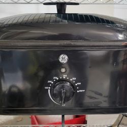 GE General Electric 18 Quart Roaster Oven Slow Cooker - Black Model#169152