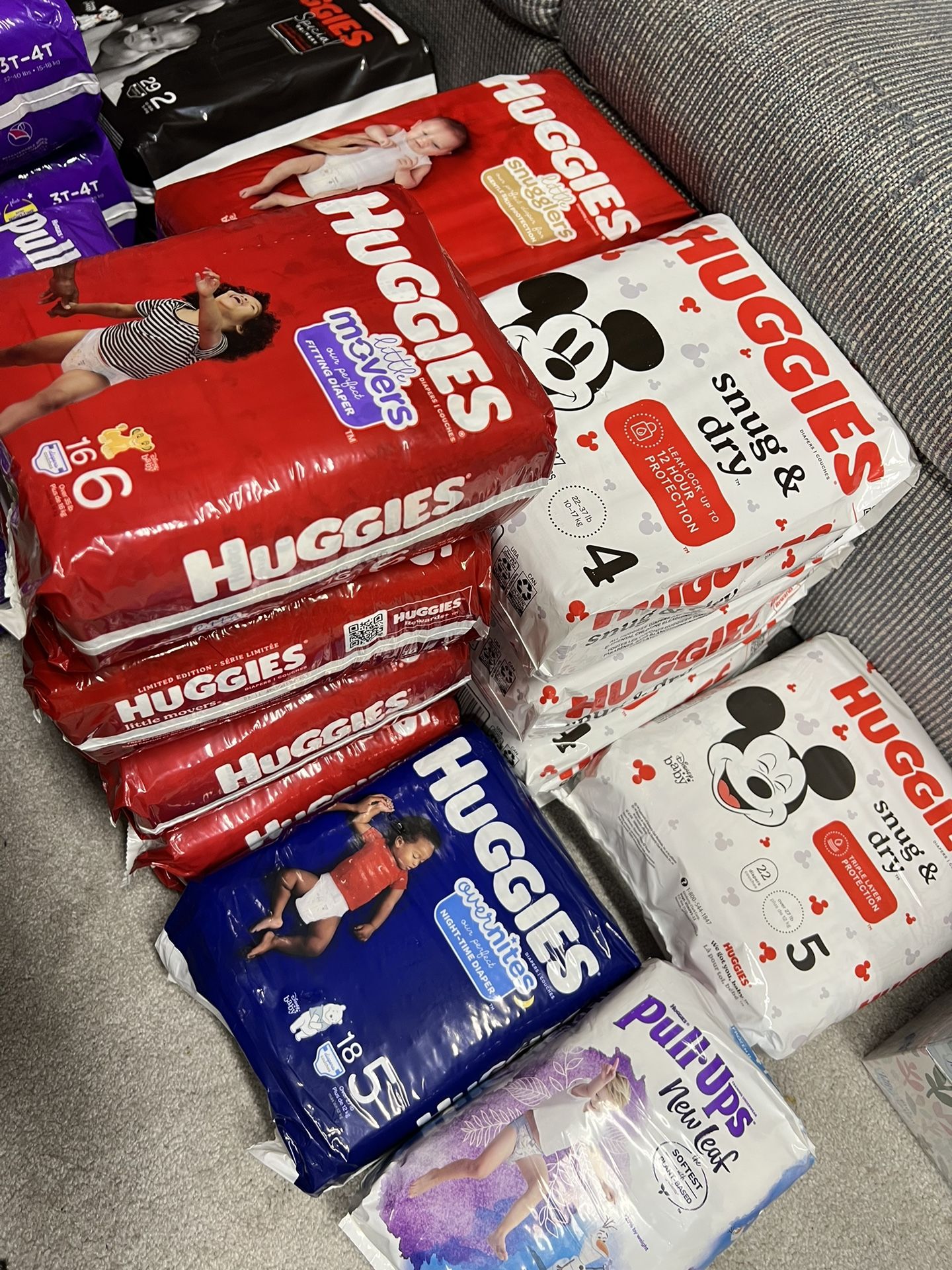 Huggies Jumbo Packs (selling By Each)