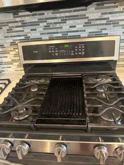 GE Profile 30” Stainless Steel 5-Burner Gas Range