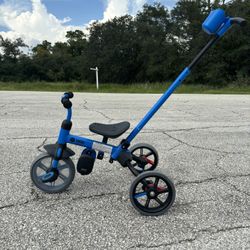 Velo Flippa Kids 3 In 1 Push Trike Blue