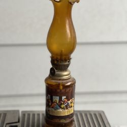 vintage light of Faith kerosene lamp The Last Supper