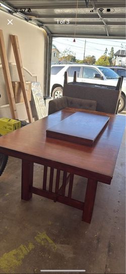 Wood Dining Table and 6 Chairs