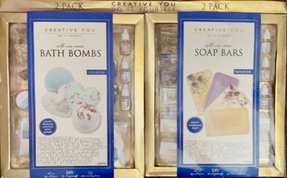 Bath Bomb And Soap Bar DIY Kit
