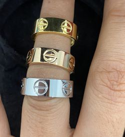 Stainless steel rings available in all sizes