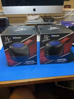Lot of 2 Portable Bluetooth Speakers - Legend - The Voice