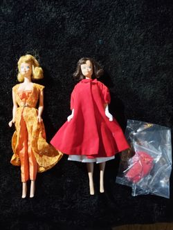 Vintage Midge doll vintage outfit repro red flare Each One Is Sold Separately