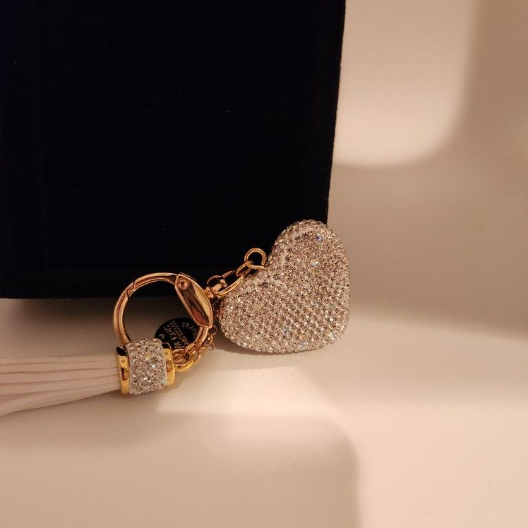 Bling Heart Keychain
