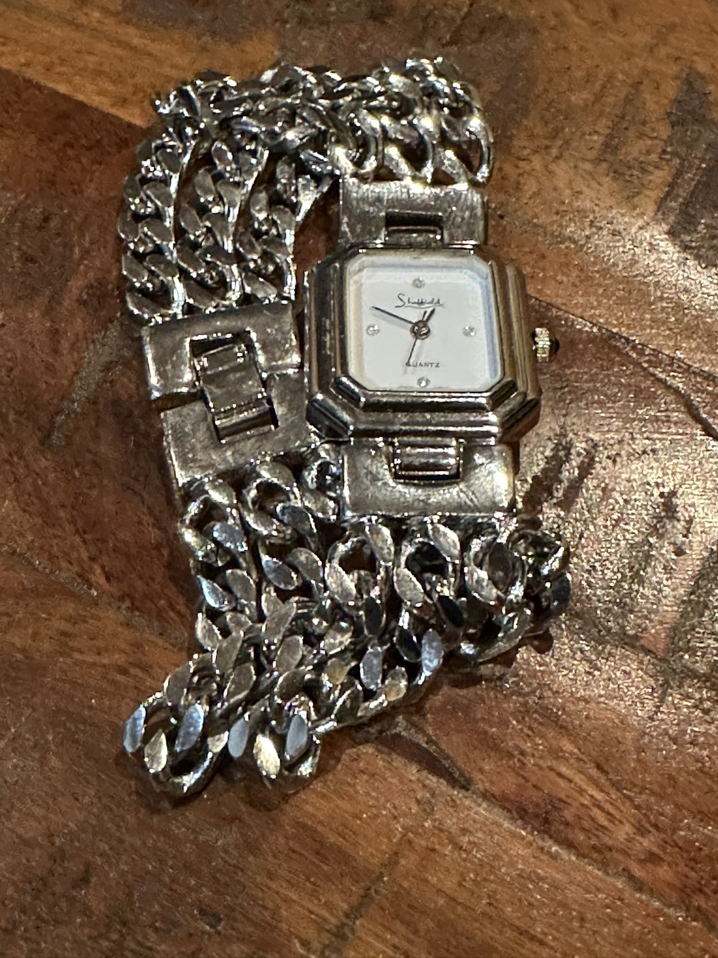 Vintage Sheffield Women's Quartz Wrist Watch Aluminum Linkage