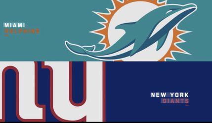 Dolphins vs giants tickets