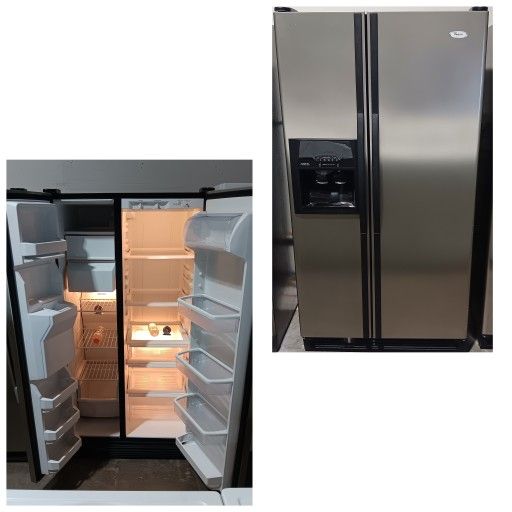 Whirlpool Stainless Steel Refrigerator Side By Side