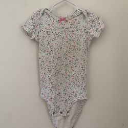 Carters Baby Girl Soft Onesies. Size 18 months - Gently used
