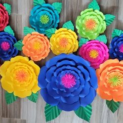 Paper Flowers And Paper Roses ,Flores De Papel