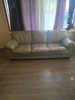 Leather couch